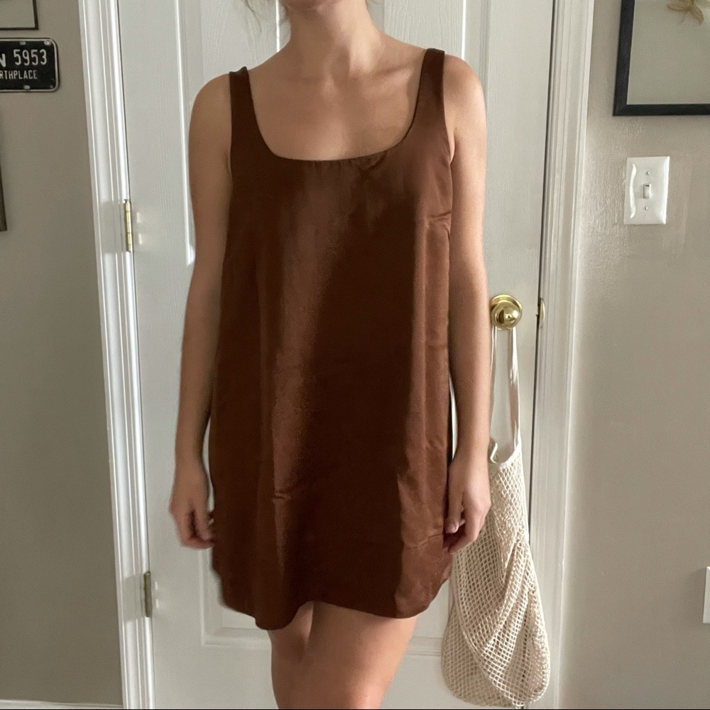 Brown Zara dress, size small